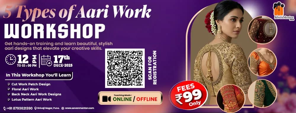 5 Patterns of Aari Work workshop 