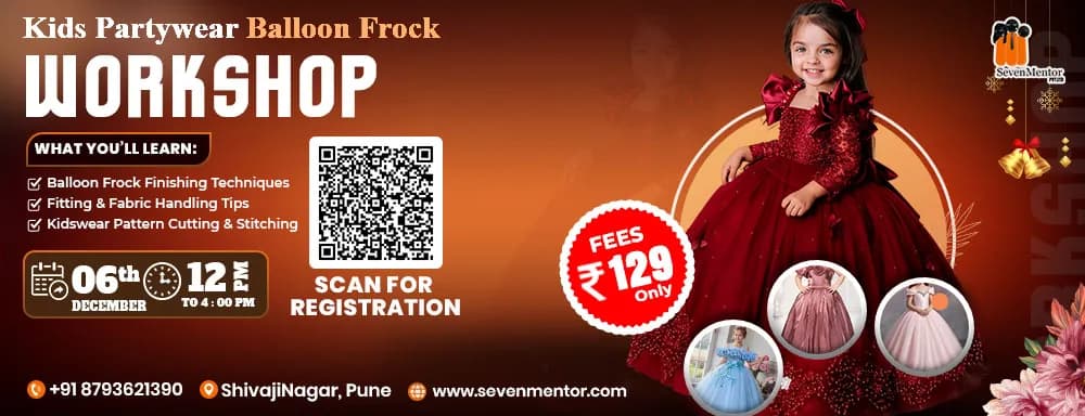 Kids Partywear Balloon Frock Workshop