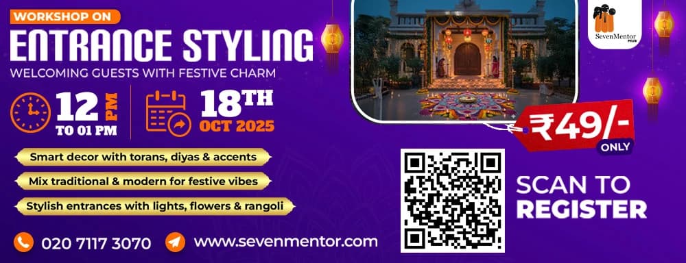 Entrance Styling: Welcoming Guests with Festive Charm Workshop