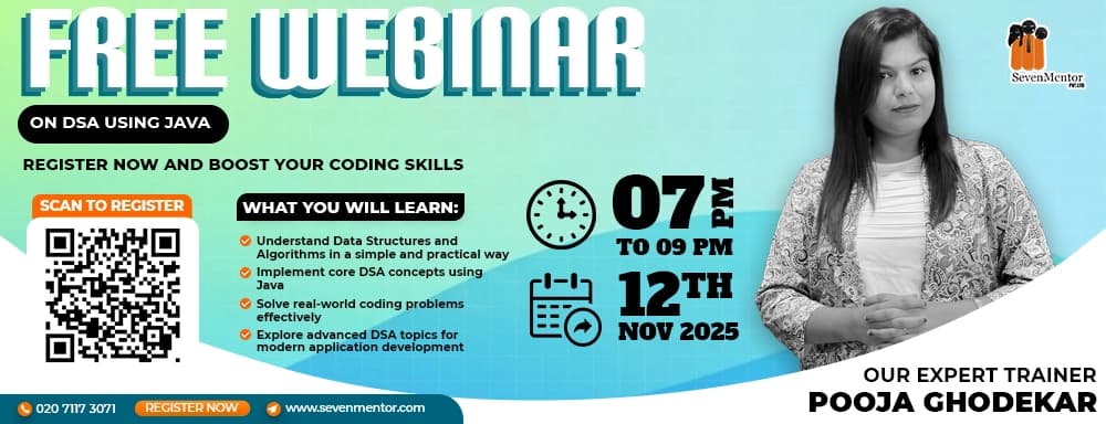 Free Webinar on DSA Using Java