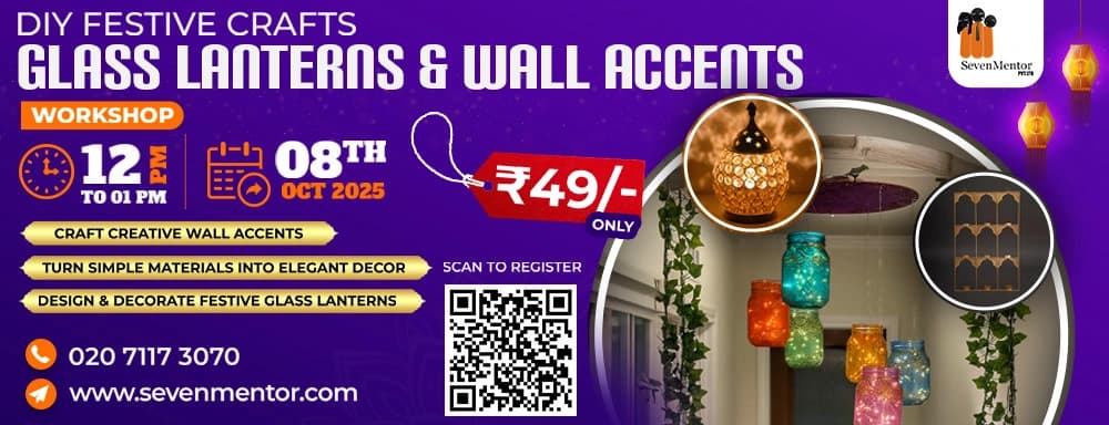 DIY Festive Crafts: Glass Lanterns & Wall Accents Workshop