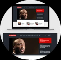 News Website Homepage